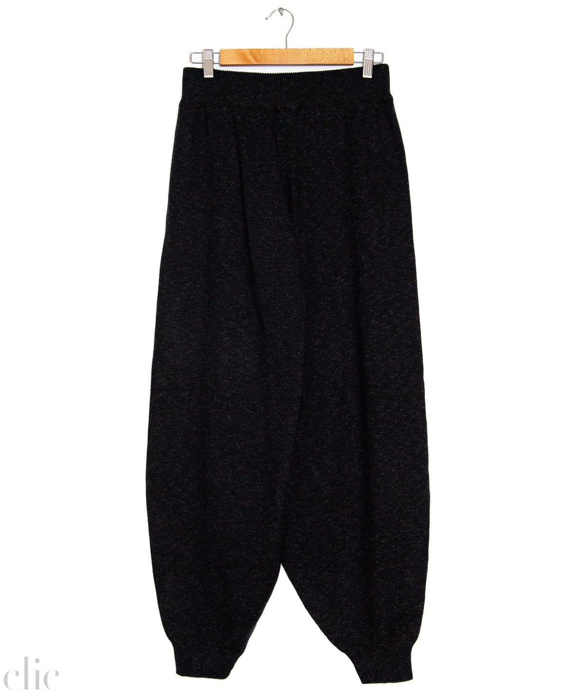 Flecked Cotton Pants in Anthracite, from Cordera