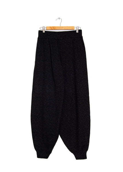 Flecked Cotton Pants in Anthracite, from Cordera