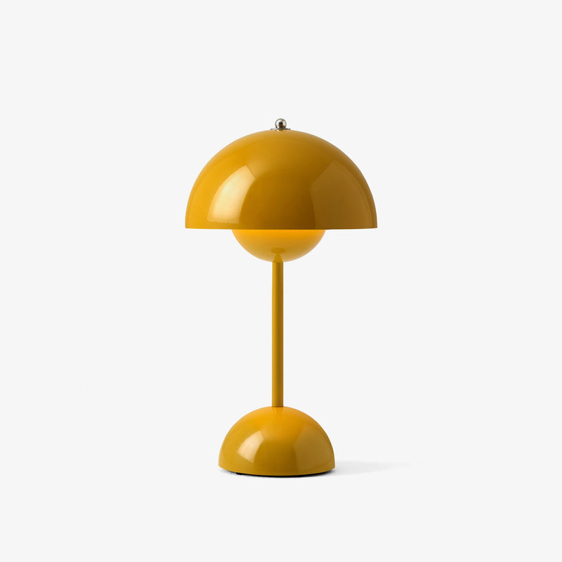 Flower Pot Table Lamp in Mustard, from Ameico