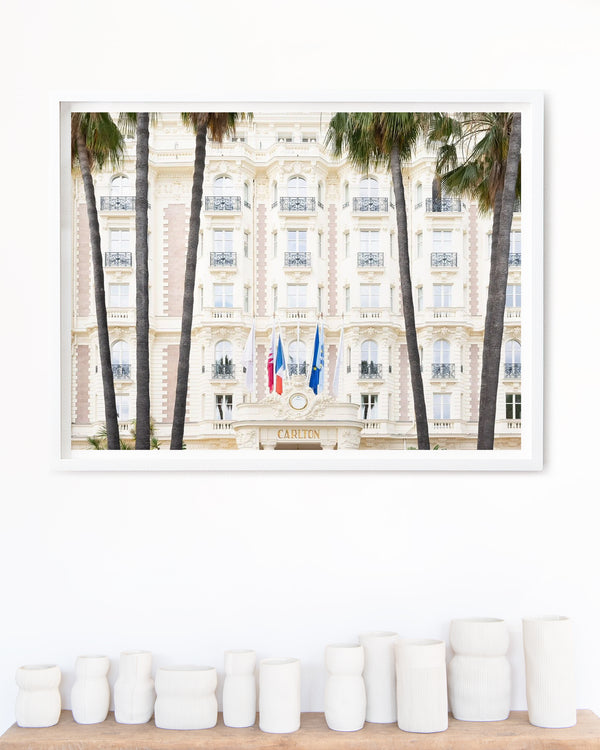 French Riviera - Carlton Facade by Juliette Charvet