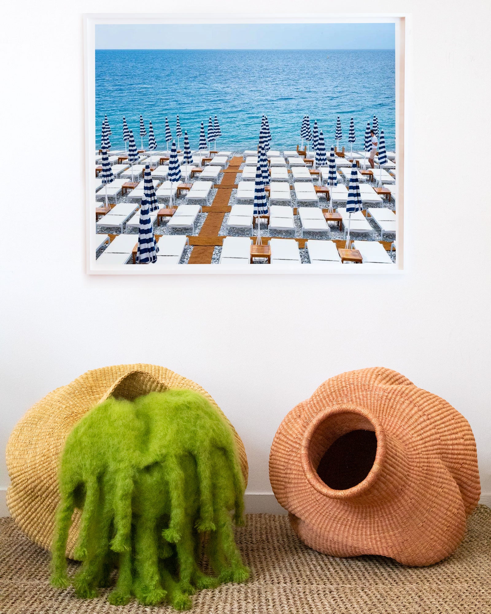 French Riviera - Nice Rhul Plage Morning by Juliette Charvet