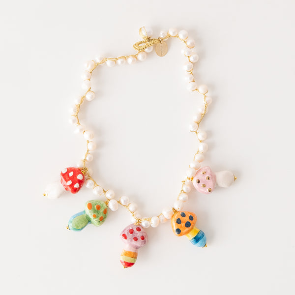 Funghi Landia Necklace, from Cashfana