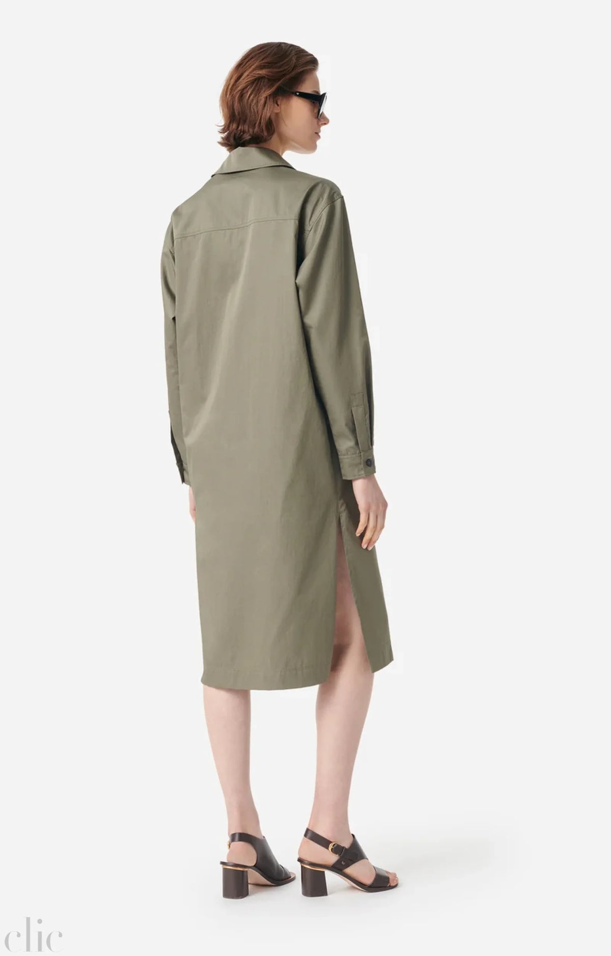 Gamba Dress in Khaki, from Vanessa Bruno
