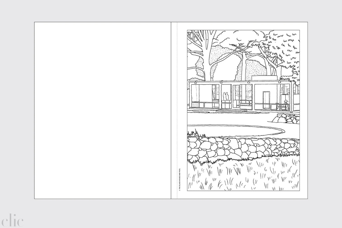 The Glass House Coloring Book