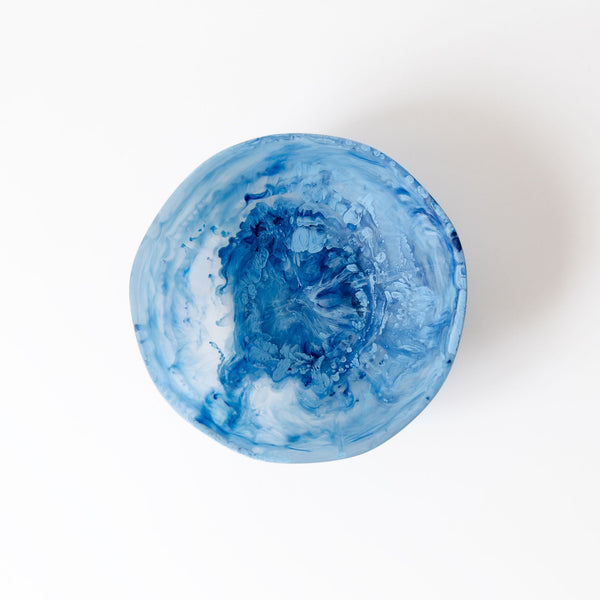 Wave Bowl in Denim Swirl, from Nashu Home