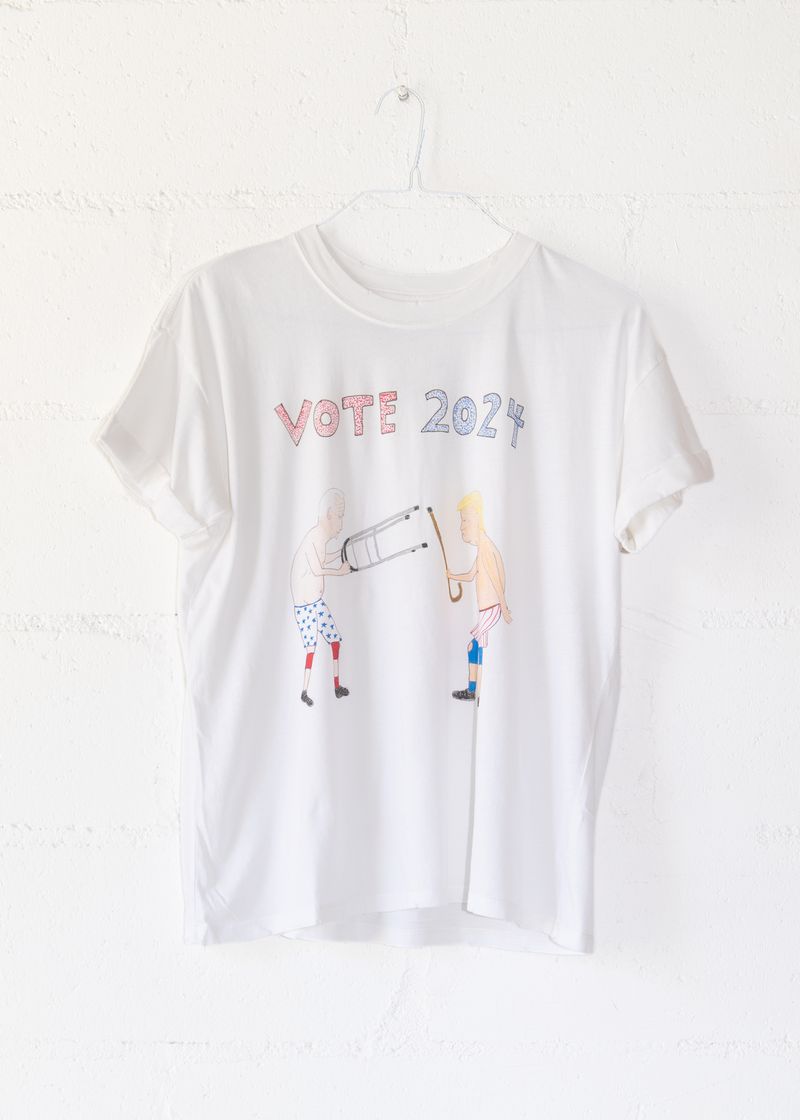 Vote 2024 Boyfriend Tee, from Unfortunate Portrait