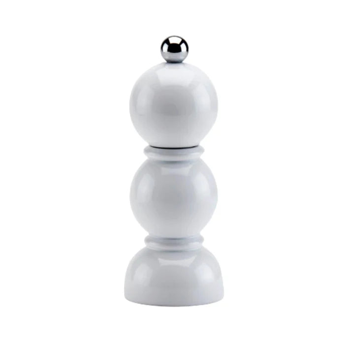 Mini Bobbin Salt and pepper Shaker in White, from Addison Ross