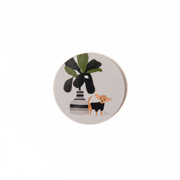 Chihuahua Coaster, from Avenida Home