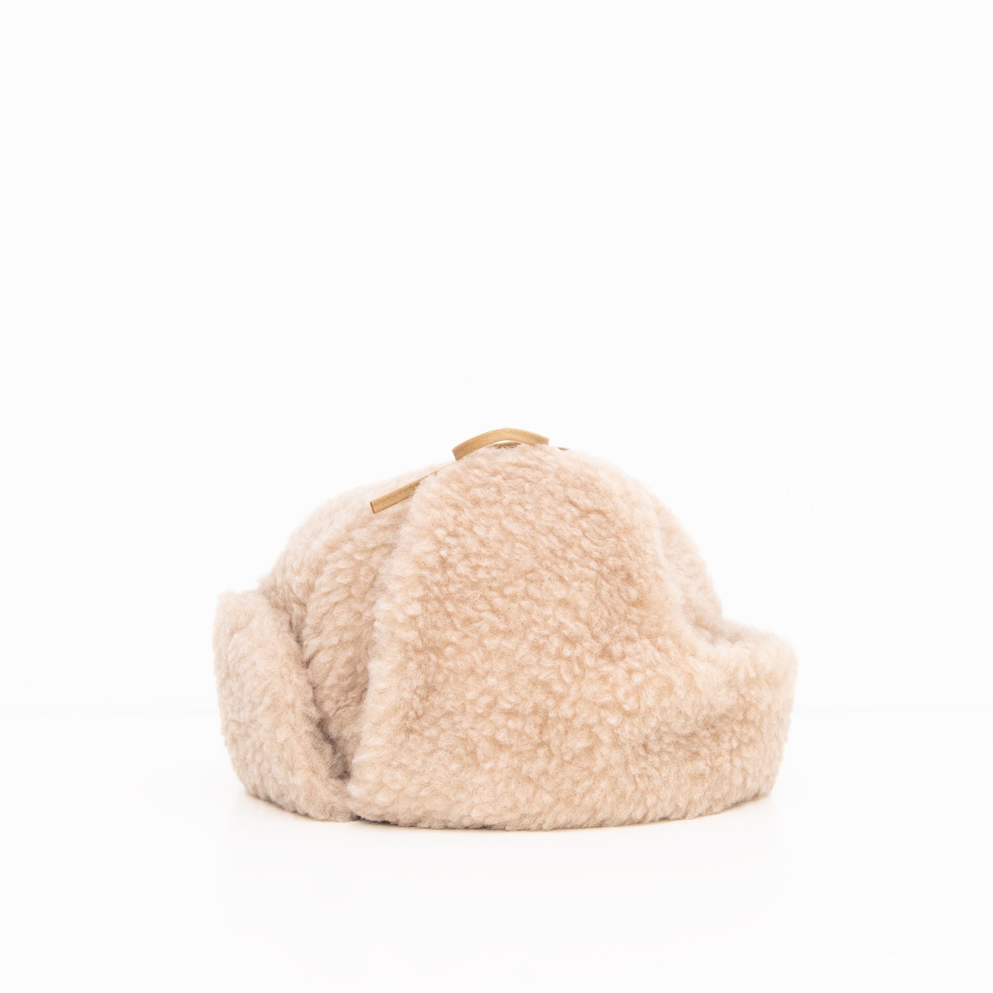Boa Aviator Hat in Beige, from Cableami