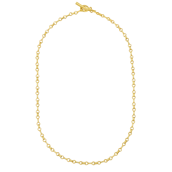 10 MM Double Beam Chain Necklace in Gold Vermeil, from Gabriela Artigas