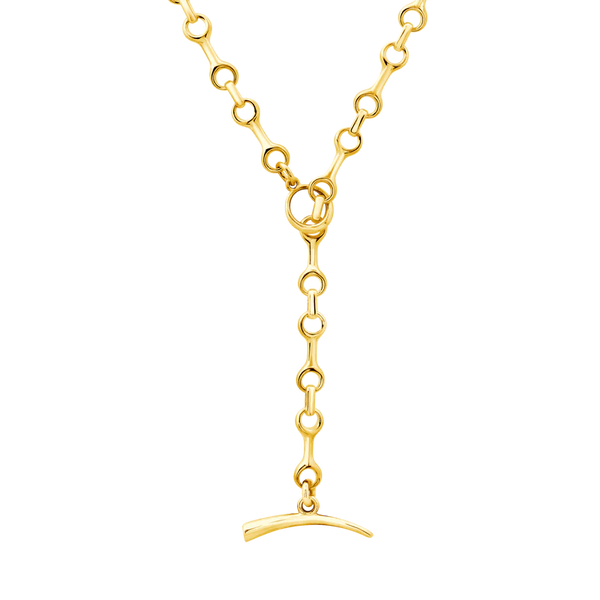 15MM Double Beam Necklace Mini in Gold Vermeil, from Gabriela Artigas