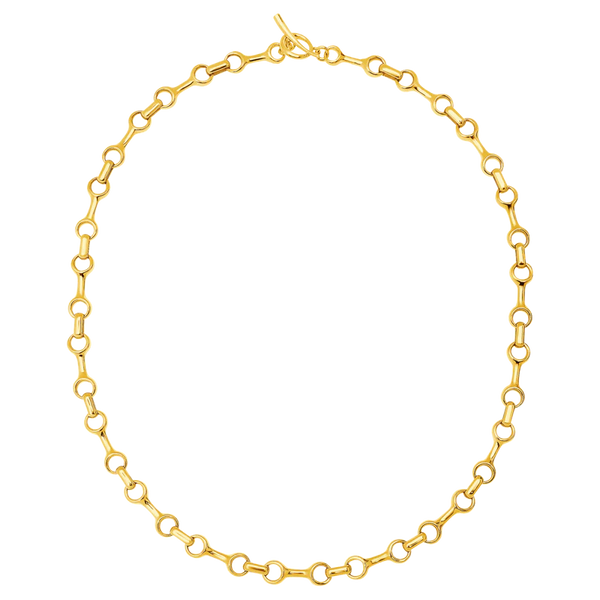 15MM Double Beam Necklace Mini in Gold Vermeil, from Gabriela Artigas