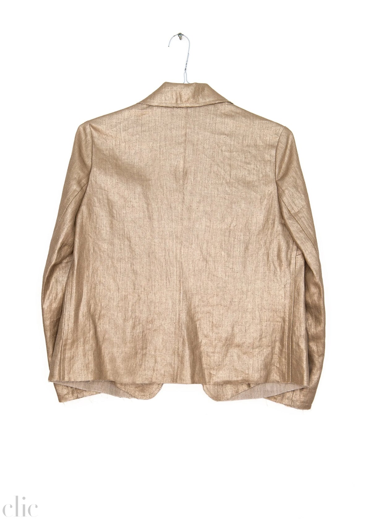Galiano Linen Jacket in Gold, from Monday12