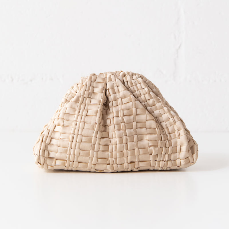 Mini Game Clutch in Natural, from Maria La Rosa