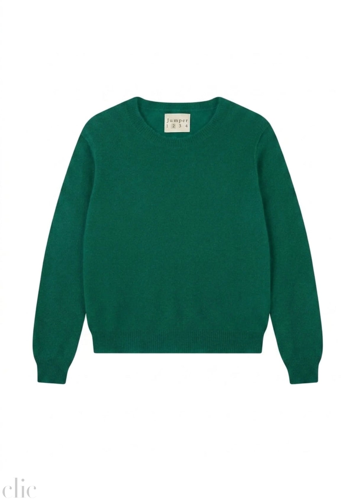 Distressed Crew in Olive Green, from Jumper 1234