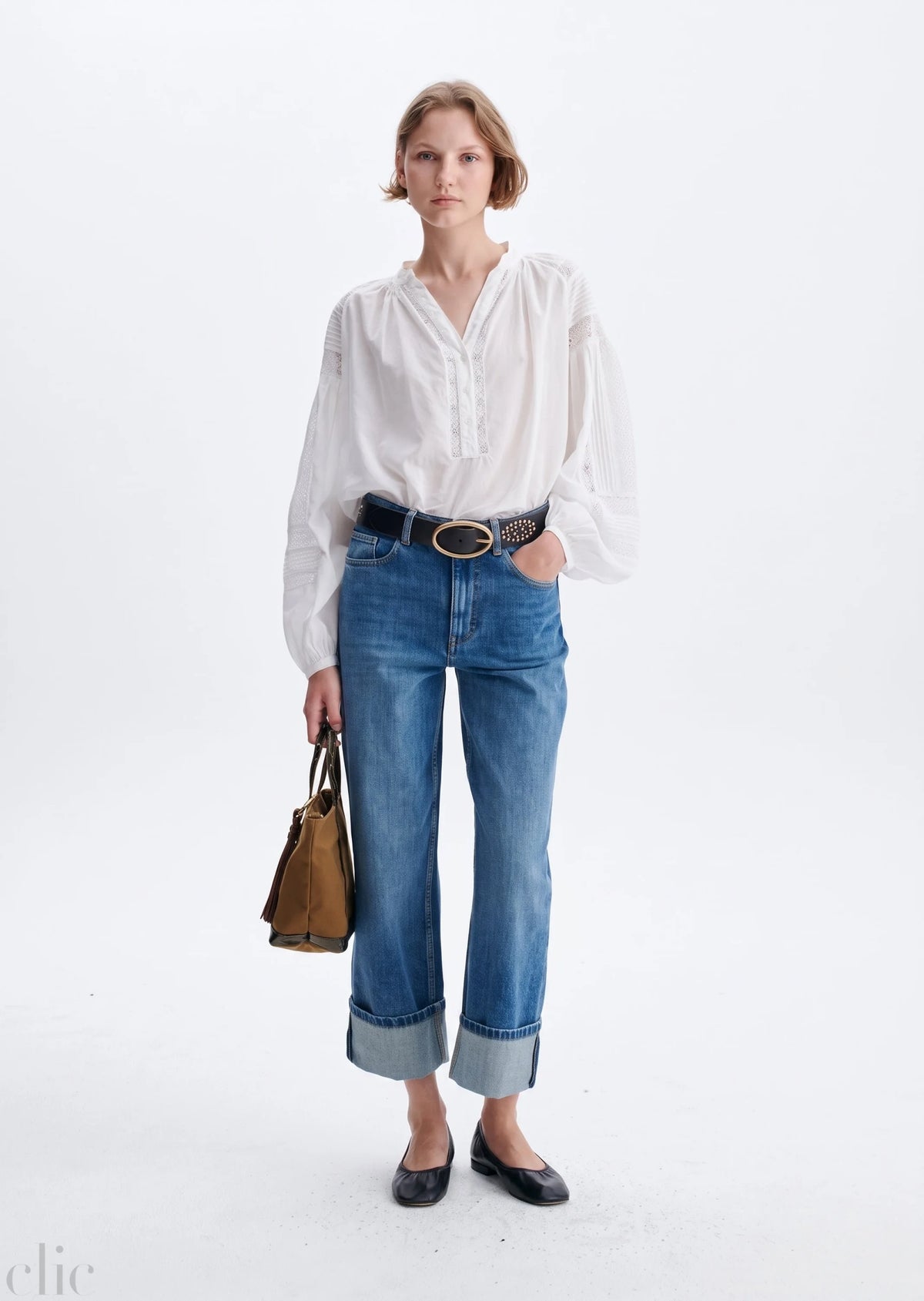 Geronimo Jeans in Washed Bleu Gris, from Vanessa Bruno