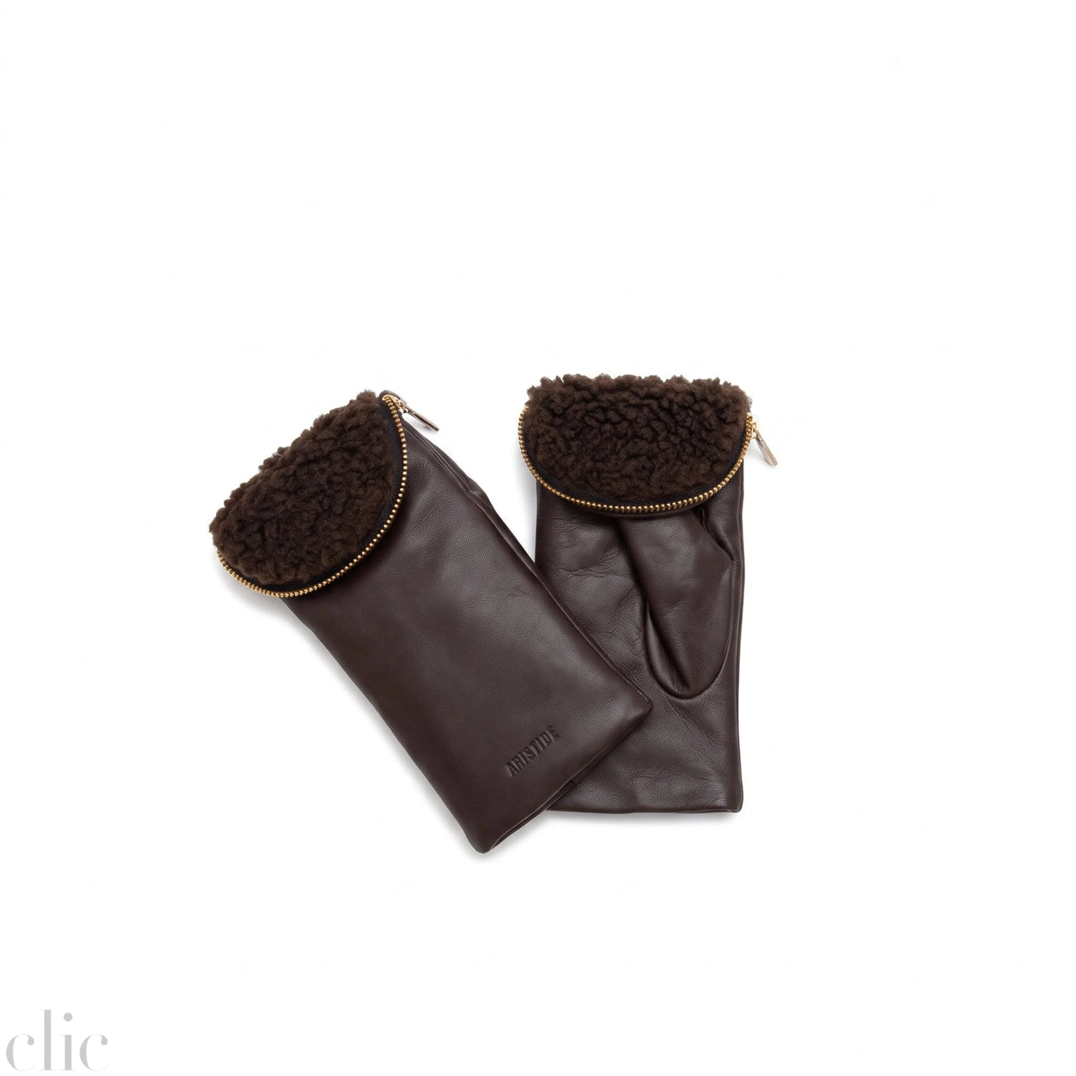 AP136 Gloves in Brown and Brown, from Aristide