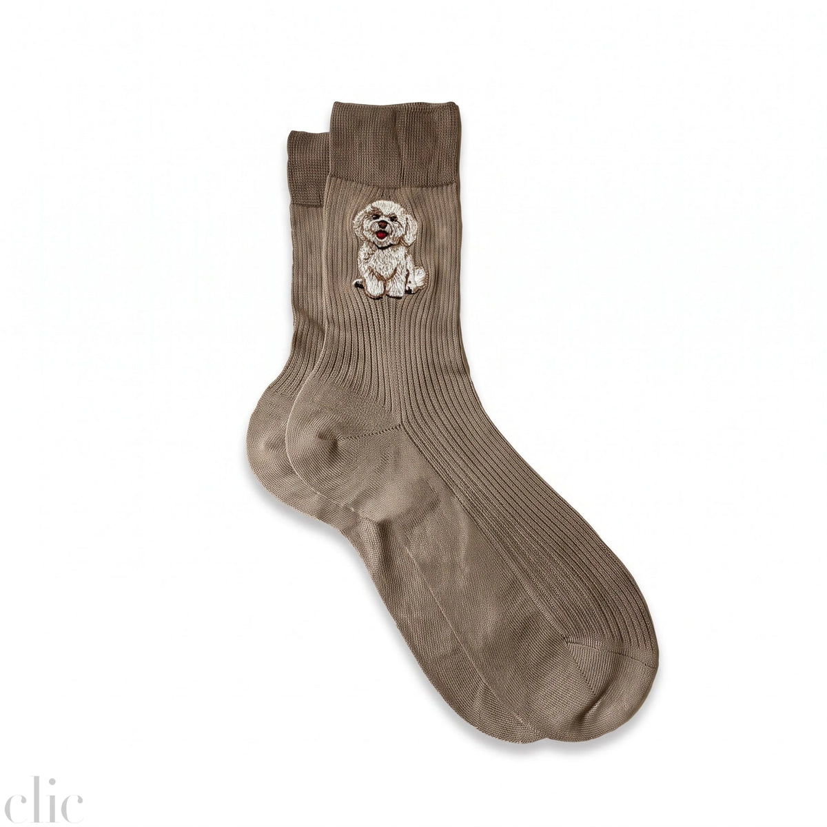 Toy Dog Socks in Nicciola, from Maria La Rosa