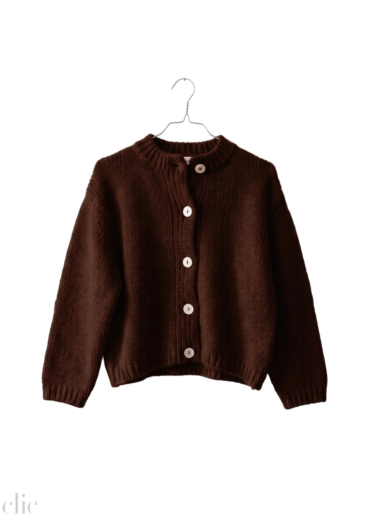 Sheba Cardigan in Chocolate, from Nikki Chasin
