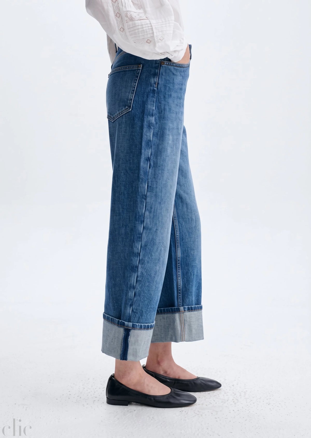 Geronimo Jeans in Washed Bleu Gris, from Vanessa Bruno