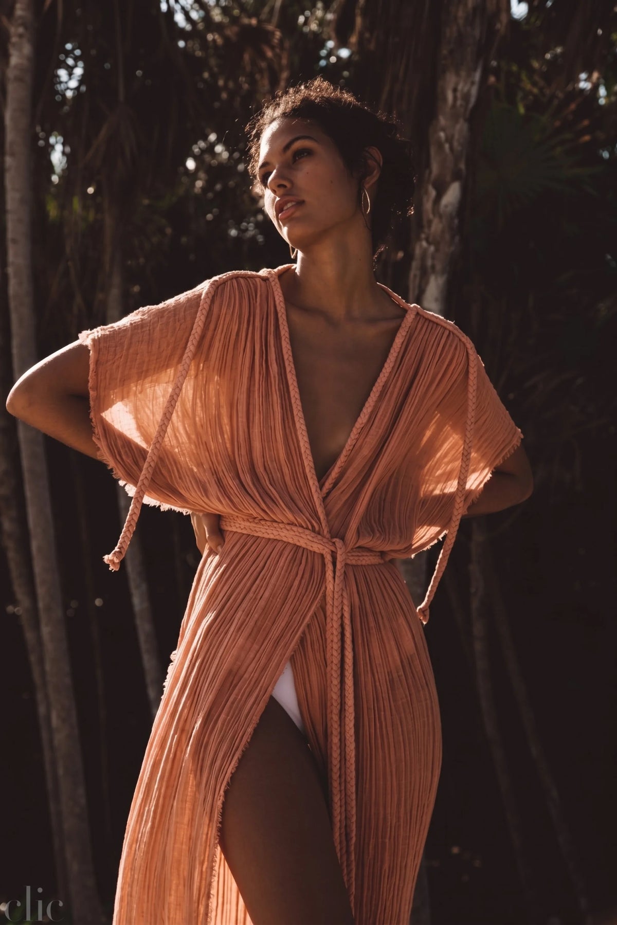 Aura Duster Gown in Terra, from Kasia Kulenty