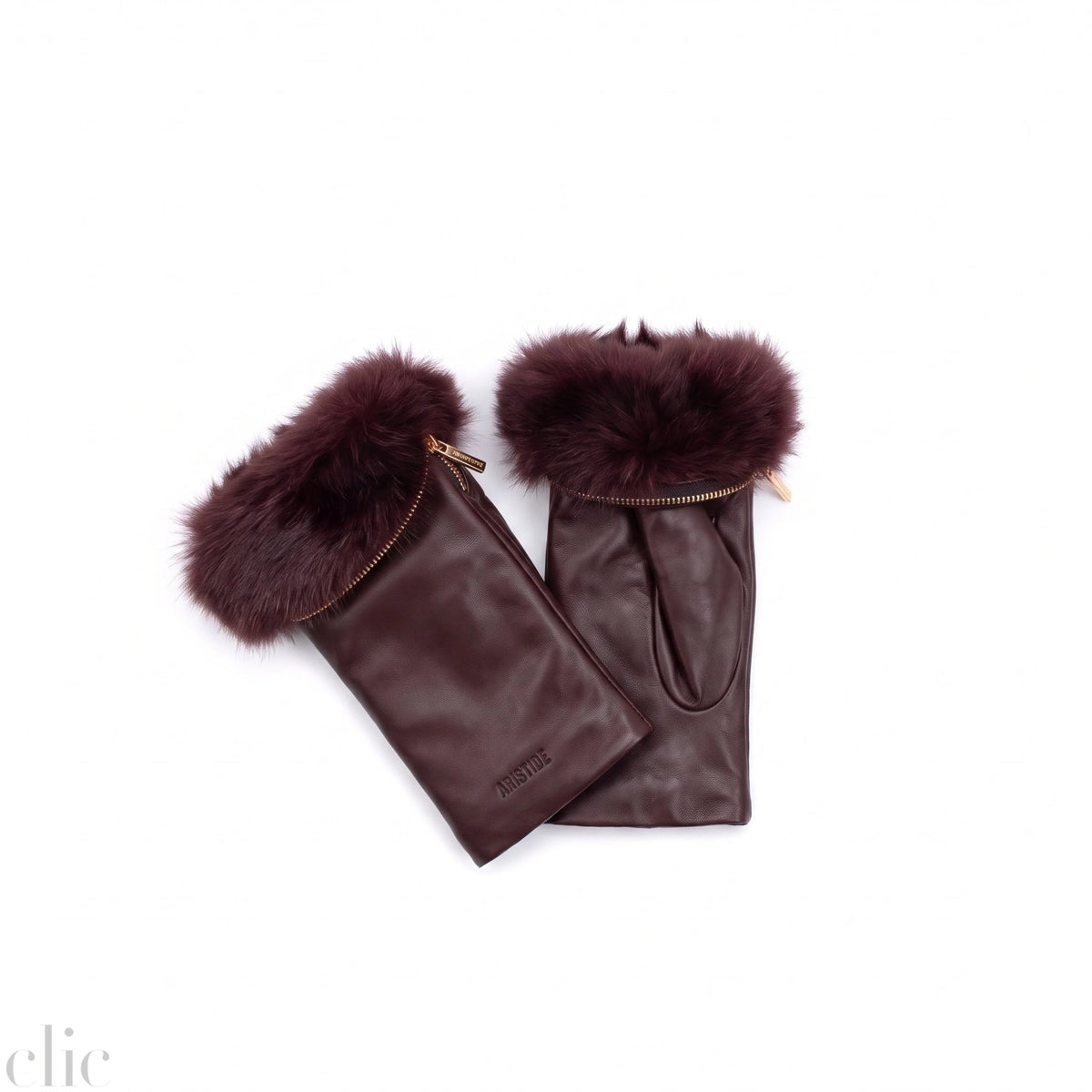 A136 Glove in Burgundy and Burgundy, from Arisitide