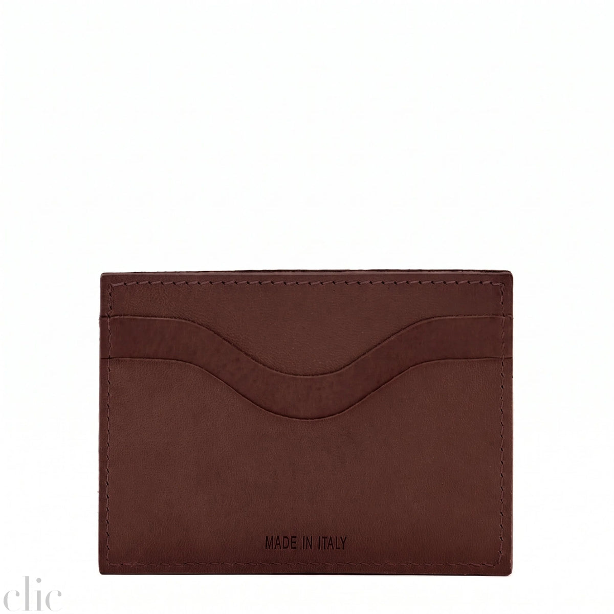 Salina Card Case in Coffee, from IL Bisonte