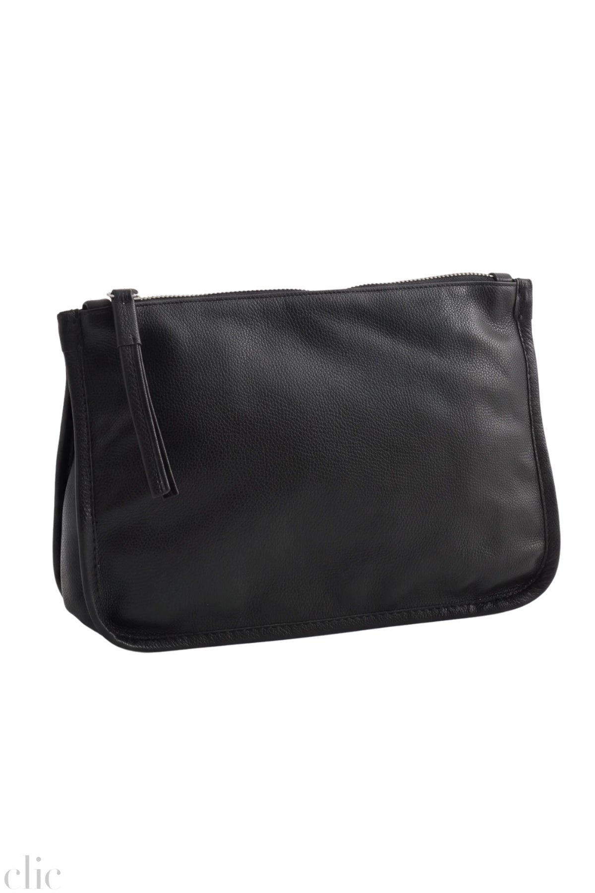 Large Gia Pouch in Black Leather, from ARE Studio