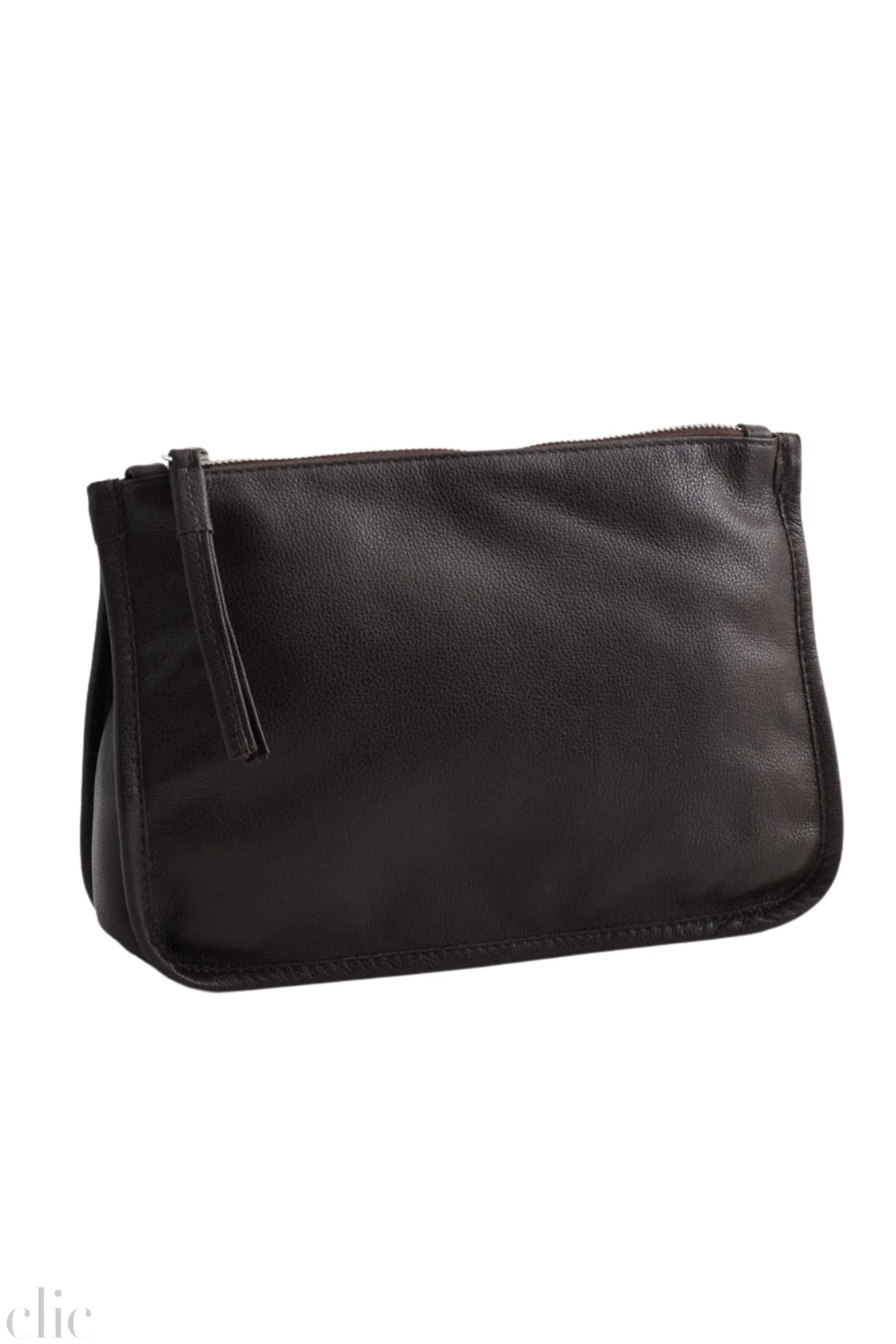 Large Gia Pouch in Espresso Leather, from ARE Studio
