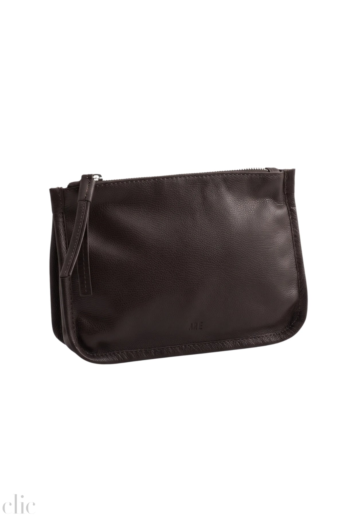 Medium Gia Pouch in Espresso Leather, from ARE Studio