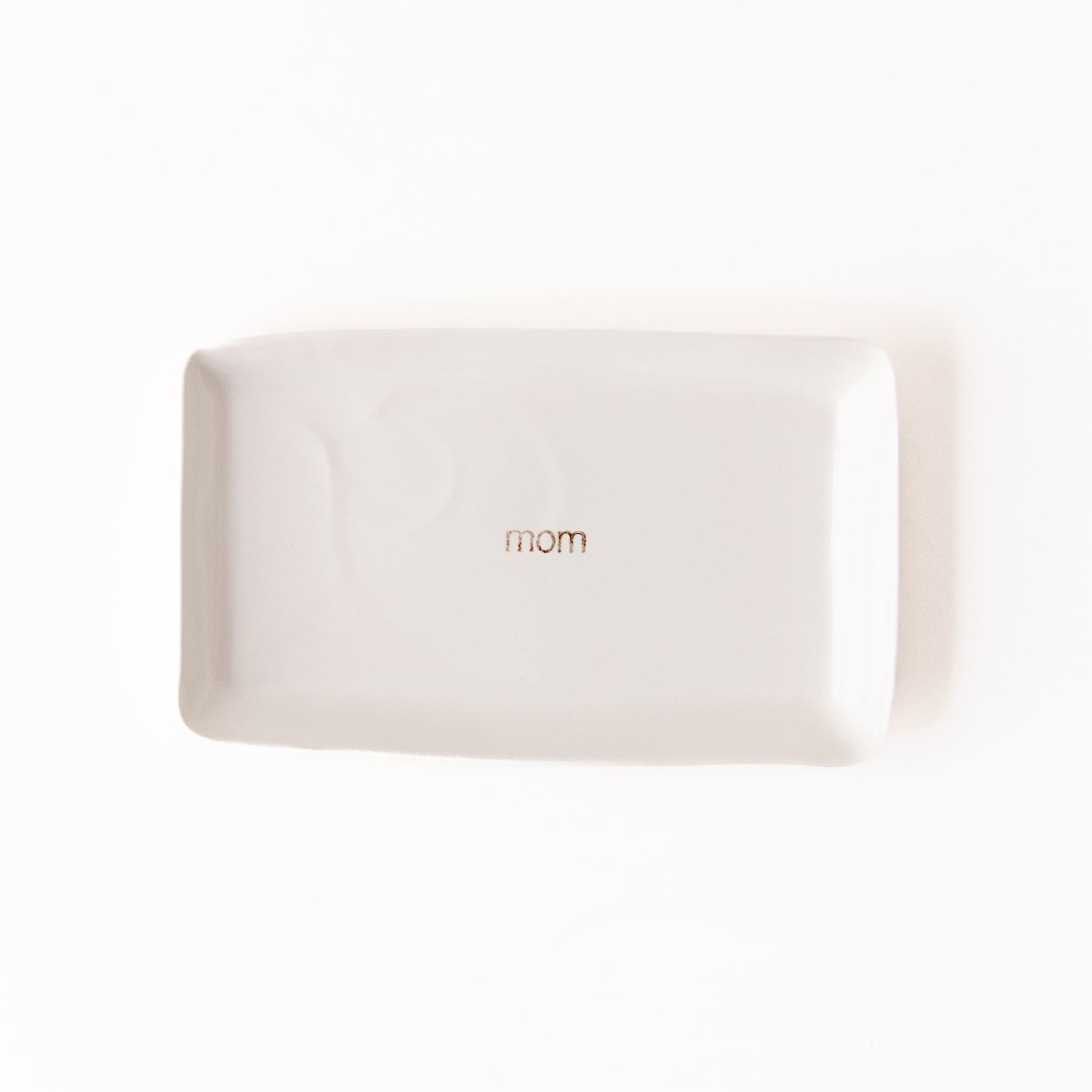 Small Rectangular 'Mom' Tray, from Davistudio