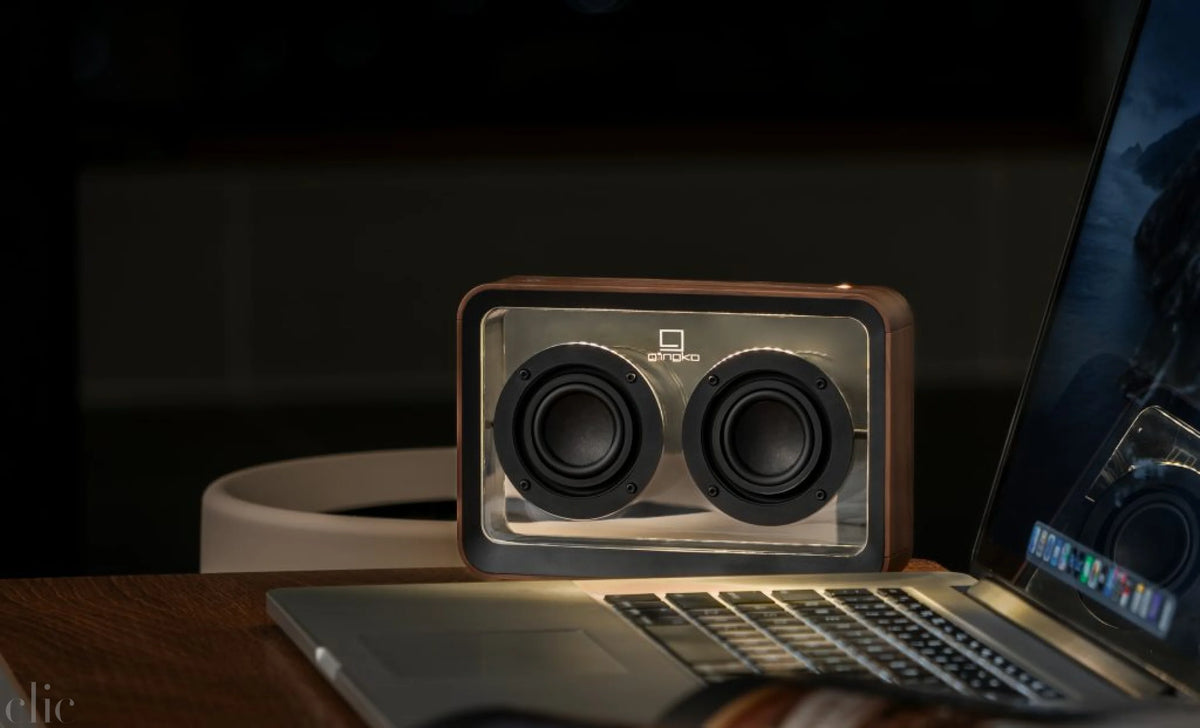 Mage See Through Speaker in Walnut