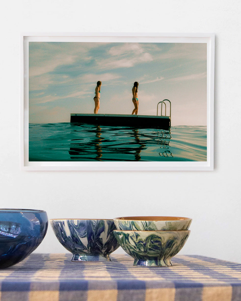 Girls On The Dock by Josh Soskin