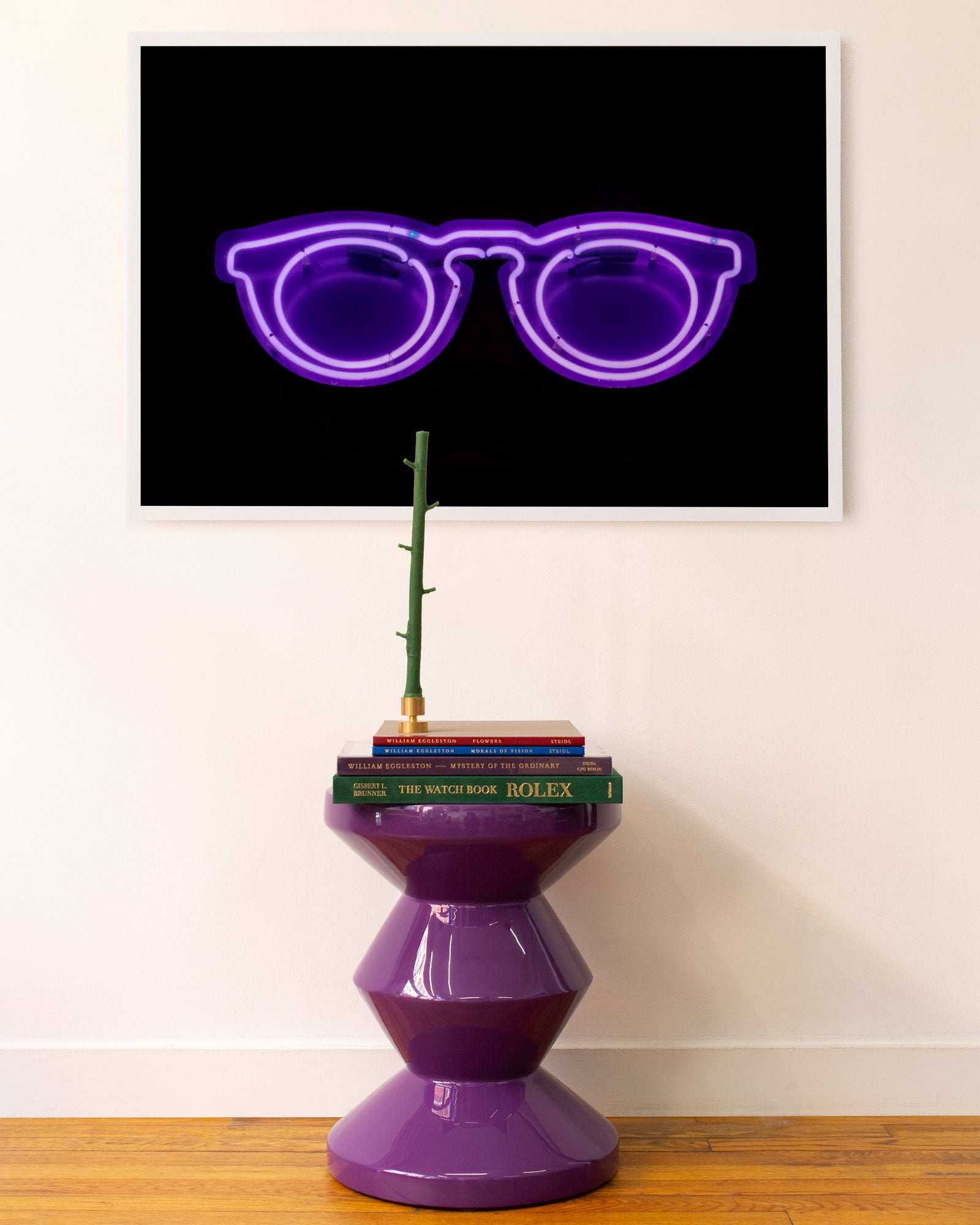 Glasses Purple by Oleg Char