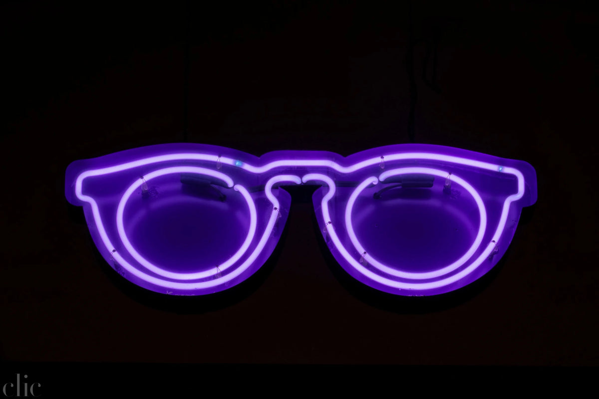 Glasses Purple by Oleg Char