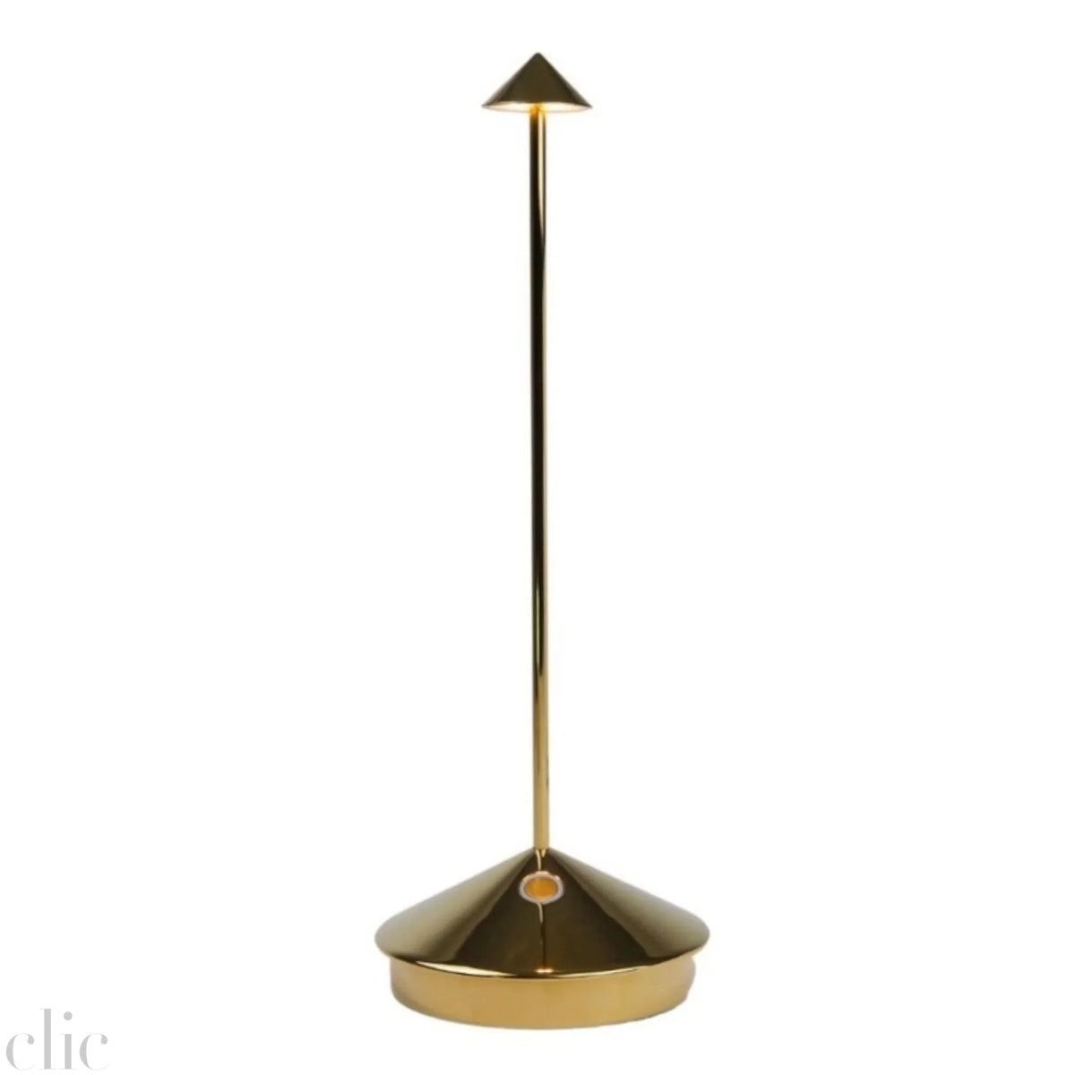 Glossy Pina Pro Lamp in gold, from Zafferano
