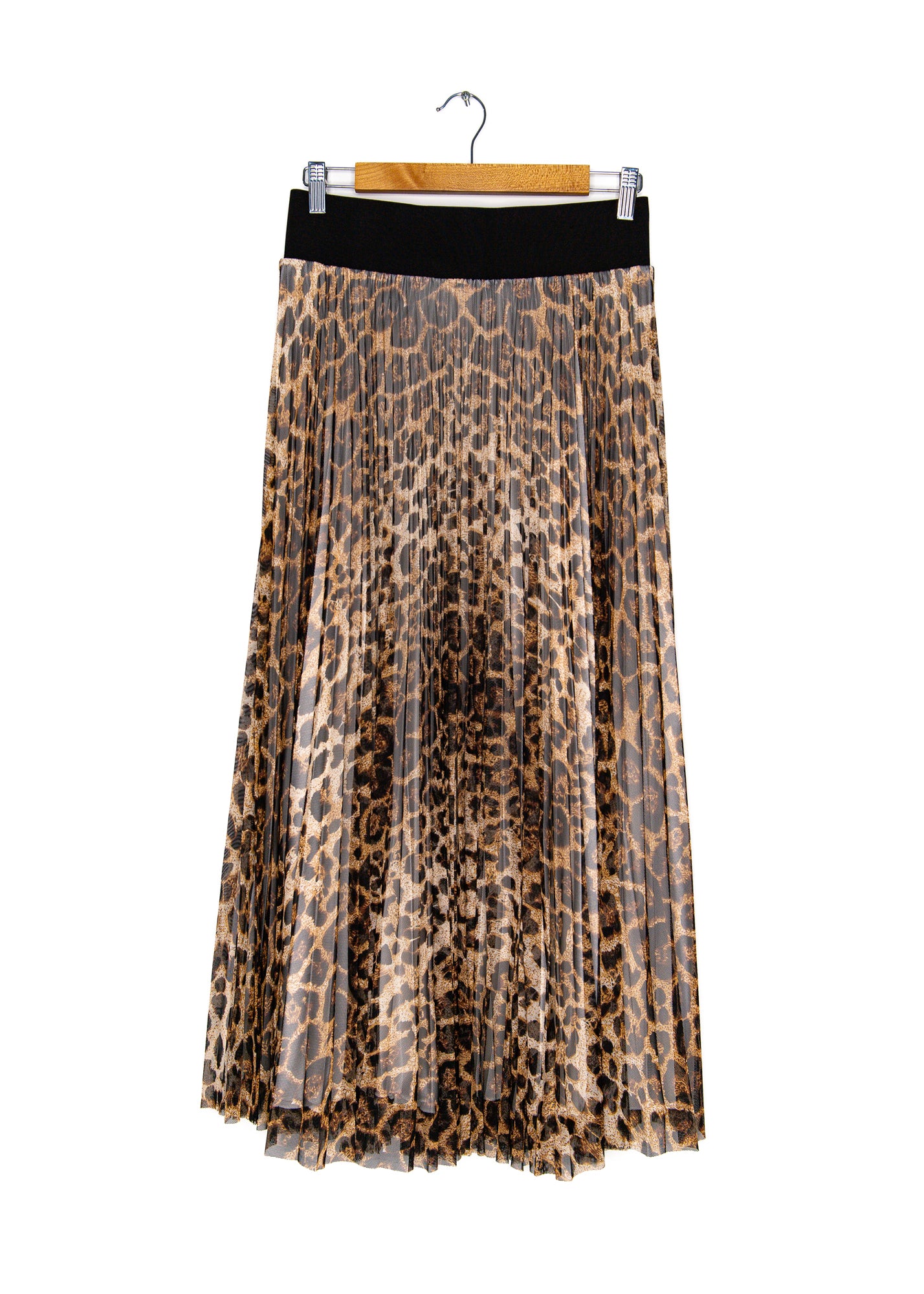 Grace Skirt in Ivory and Leopard, from Loyd Ford