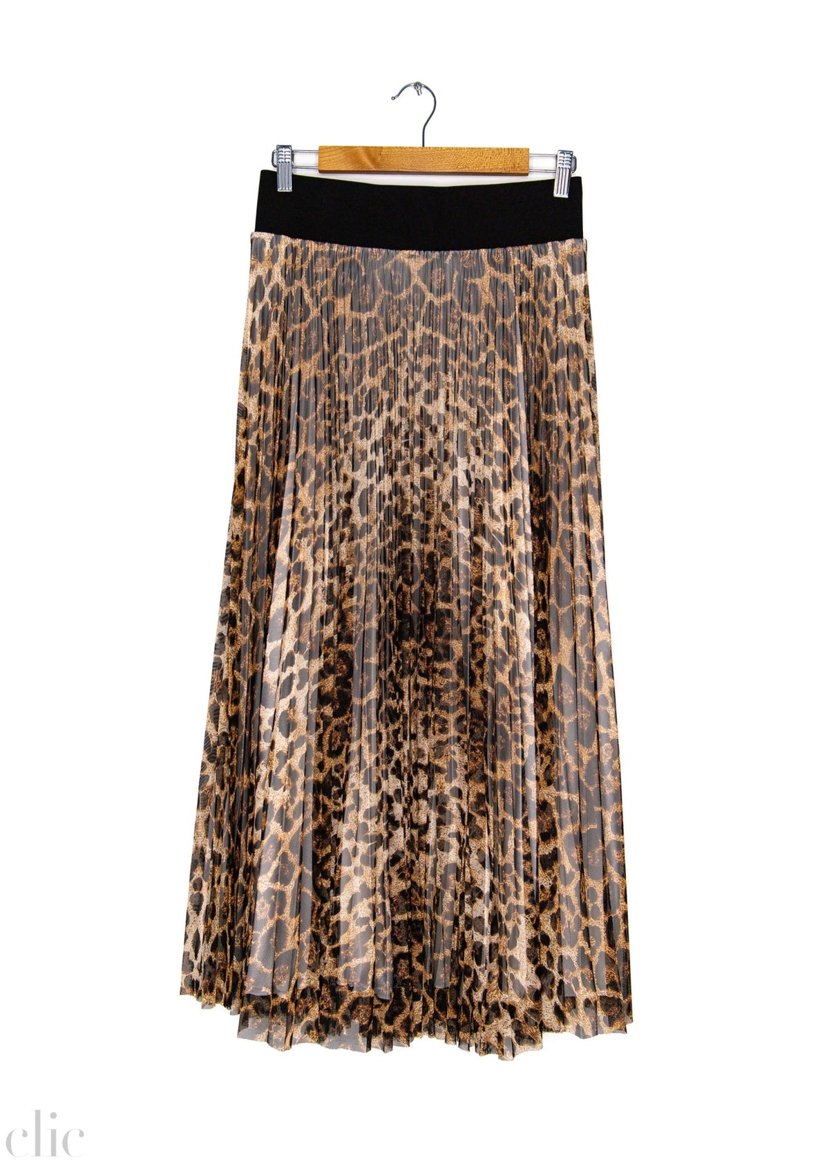 Grace Skirt in Ivory and Leopard, from Loyd Ford