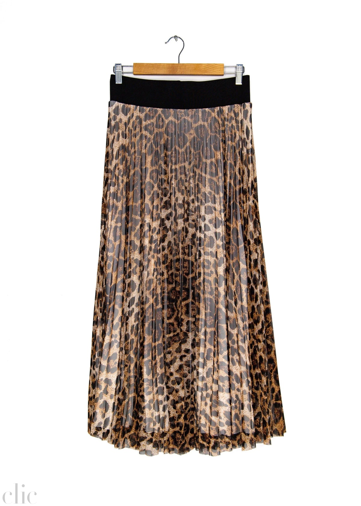 Grace Skirt in Ivory and Leopard, from Loyd Ford