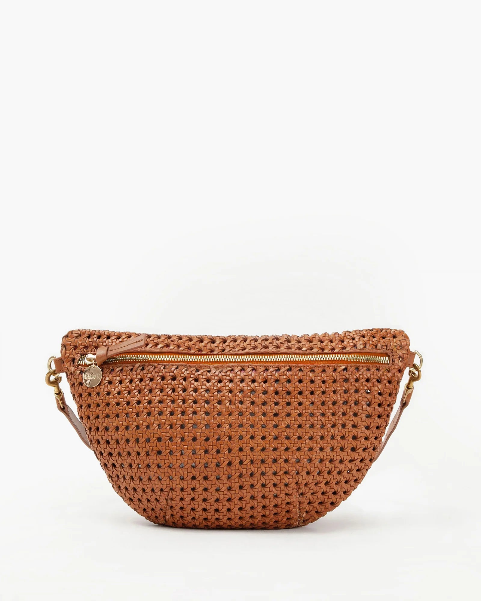 Rattan Grande Fanny Pack in Tan, from Clare V