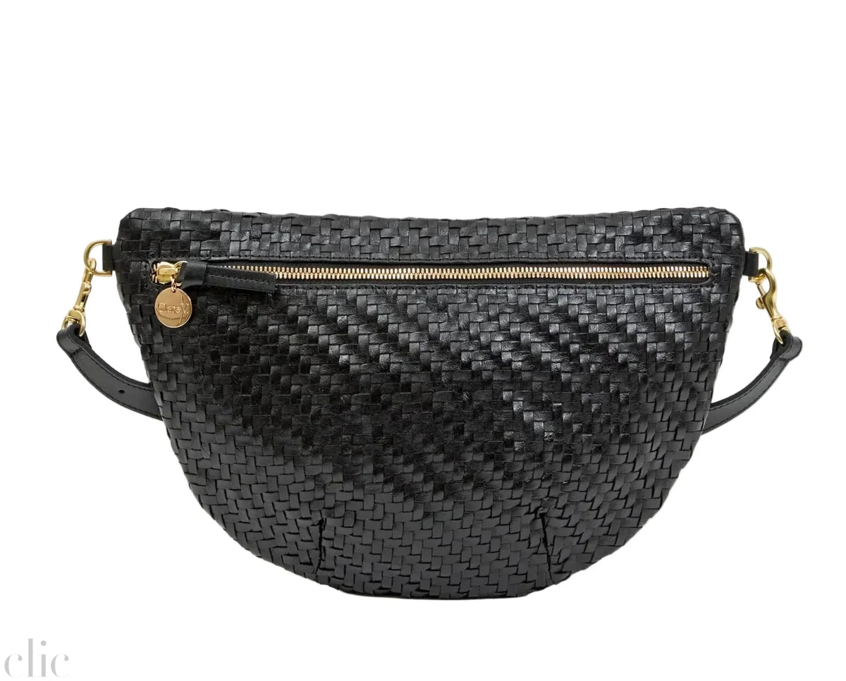 Grande Fanny Checker in Black, from Clare V