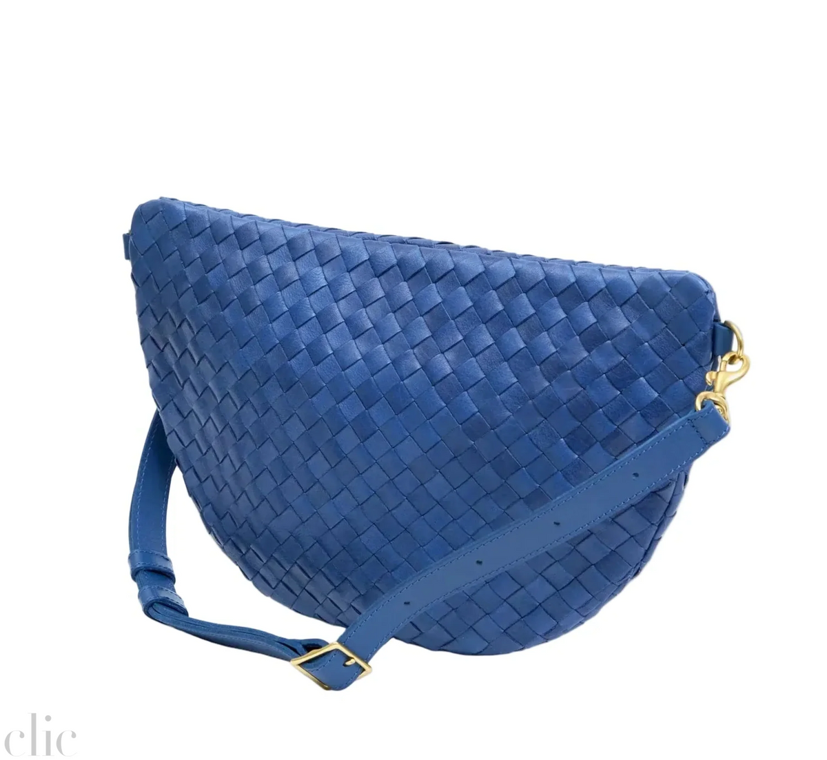 Grande Fanny Checker in French Blue, from Clare V