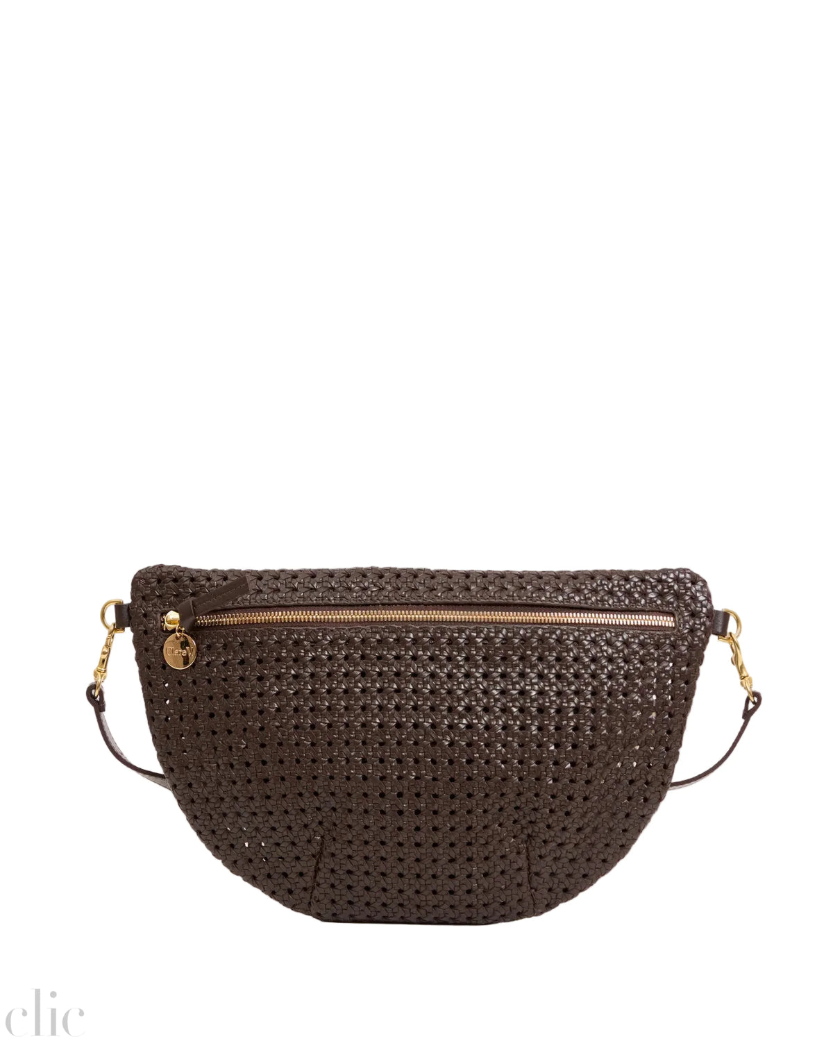 Grande Fanny Pack in Chocolate Rattan, from Clare V