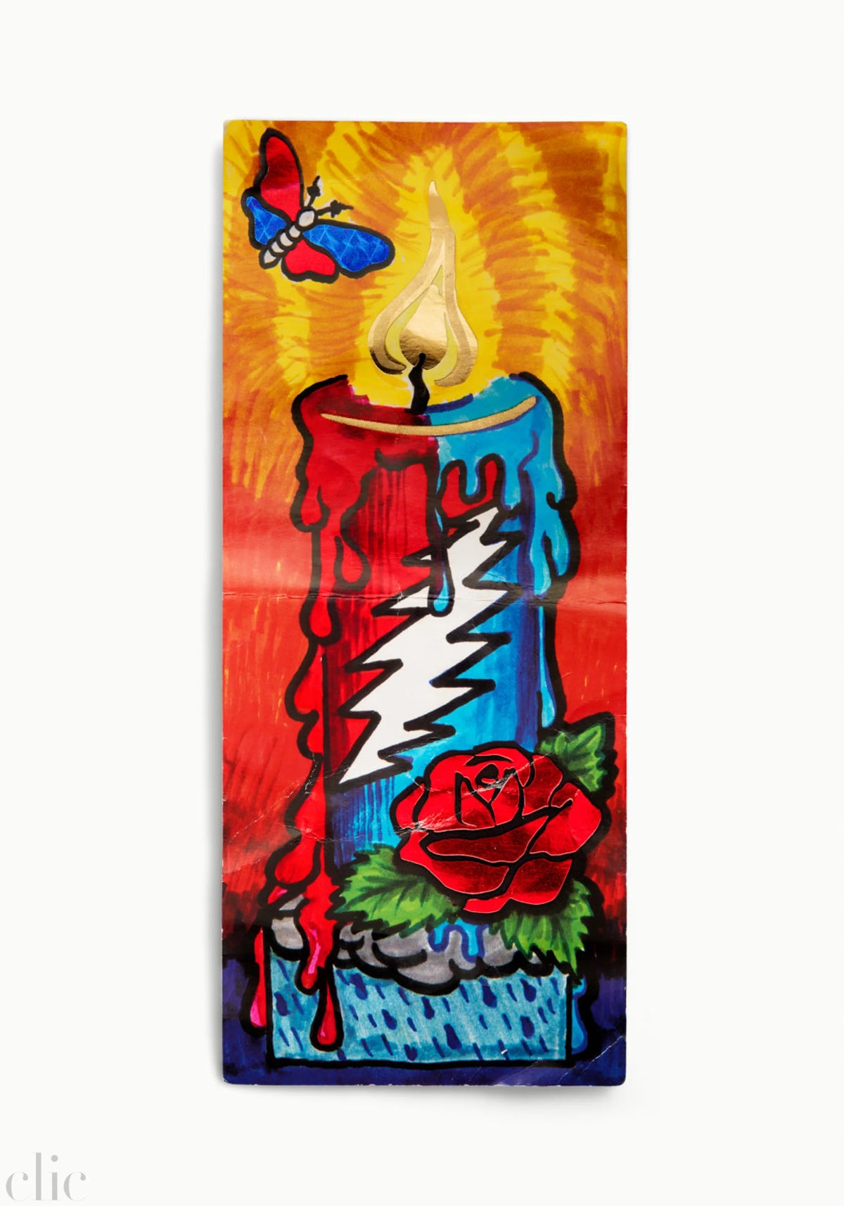 Grateful Dead 50 Years Candle by Blaise Hayward