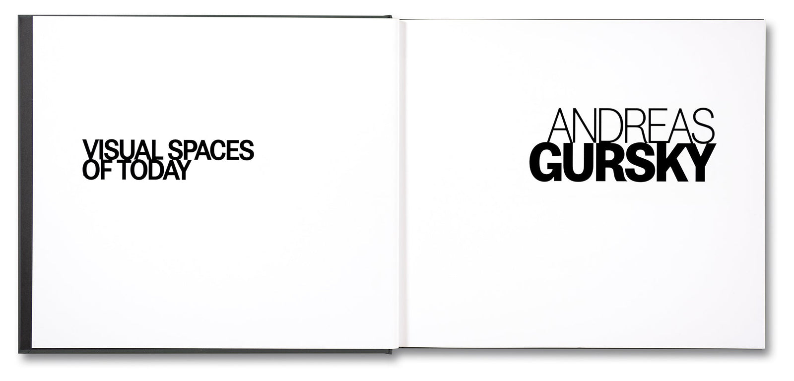 ANDREAS GURSKY アートブック Andreas Gursky 'Visual Spaces of Today' - Fragment