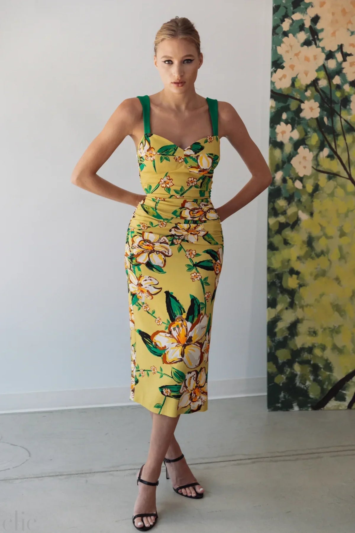 Sophia Dress in Pear Lili, from Hope for Flowers