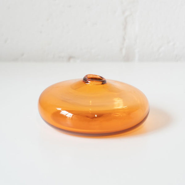 Big Gem Vase Low in Apricot, from Gary Bodker