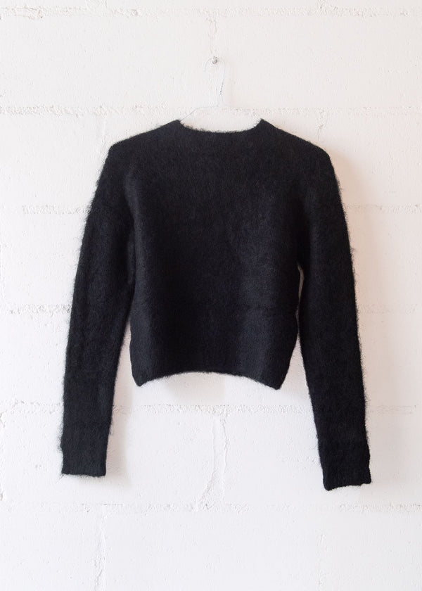 Cropped Sweater in Black, from Sayaka Davis