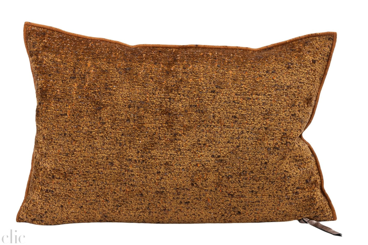 Wicked Pollock Chenille Pillow 16x24 in Ambre, from Maison de Vacances