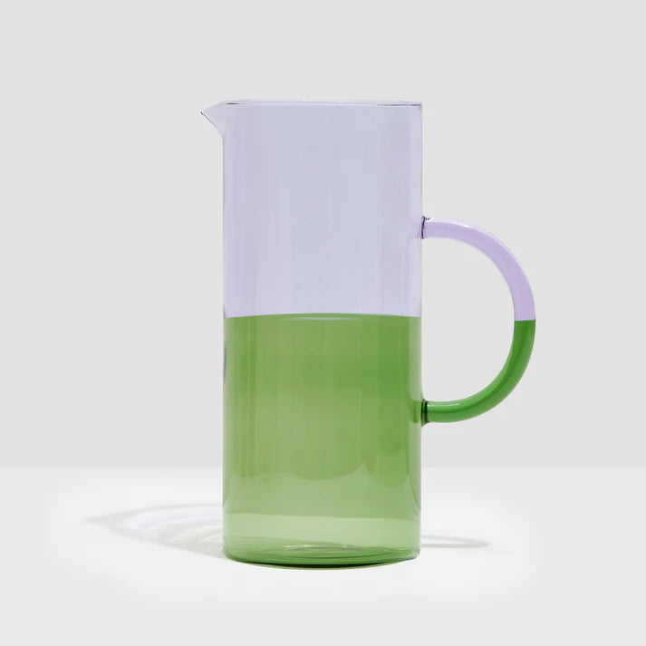 Two Tone Pitcher in Lilac and Green, from Fazeek